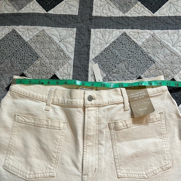 Madewell The Perfect Vintage Wide-Leg Jean vintage canvas size 32 - Picture 6 of 10